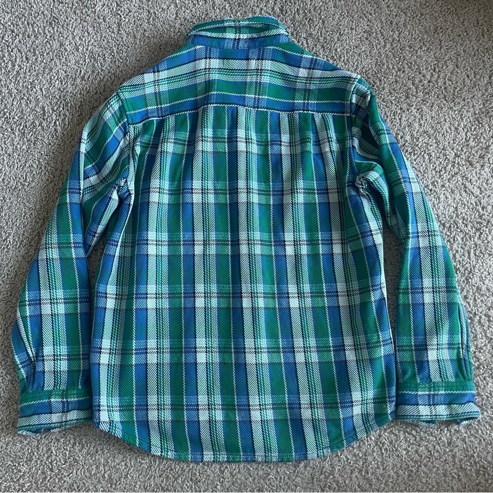 Outerknown Plaided Button Down Long Sleeve Flanne… - image 3